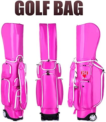 Women'sенски лева рака голф -клуб сет комплетни голф -клубови за жени графит јаглероден челик вратило со торба со тркала