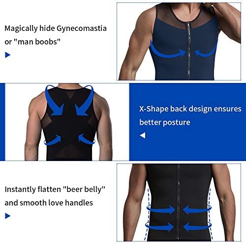 Кошули за компресија на GSKS за мажите за мелење кошули за слабеење на кошули со патент