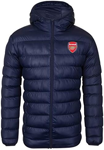 Официјален фудбалски подарок на Арсенал ФК Менс за зимска јакна со качулка