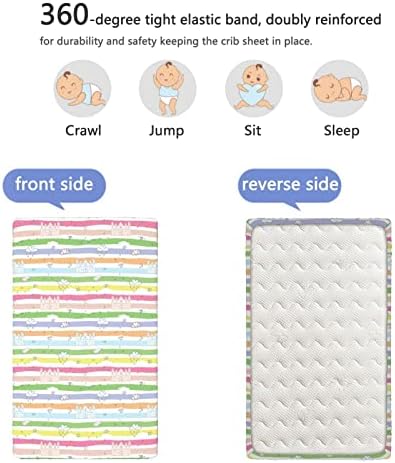 Тематски тематски лимчиња за креветчиња, стандарден душек за креветчиња, поставени листови за деца, душеци со душеци-плетен сад или столб