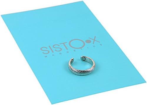 Sisto-X бакарен хром златен позлатен магнетски прстен прилагодлив био магнет терапија NDFEB