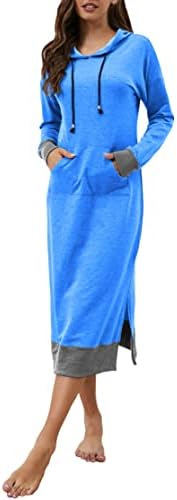 Venенски женски долги ракави во боја на џудувач на долги ракави, фустани со џеб со џеб