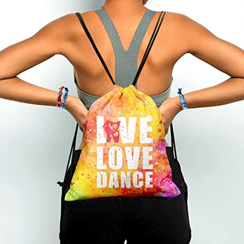 Привлечно ранец за танцување танц танцува наставничка благодарност подароци за торба за жени за жени, танцувачки инструктори