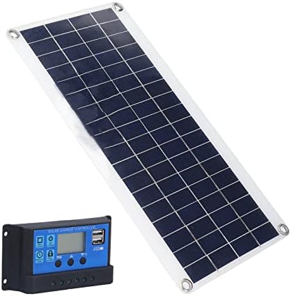 8W Монокристални Силиконски Соларни Панели, Соларна Батерија Панел СО 10а Контролер, Пренослив Соларен Панел Комплет ЗА Р. В. Бродот