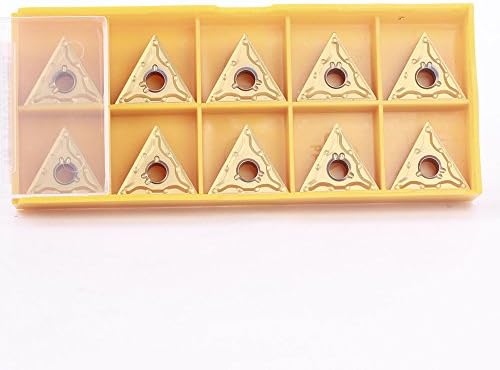 ЗИМИНГ - 1 10 ПАРЧИЊА TNMG160404 цпу триаголник карбид мелење инсерти за обработка на челик, нерѓосувачки челик, леано железо,струг вртење алатки