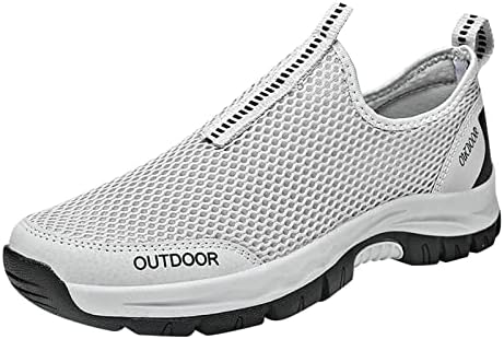 Fasdnendys Mens Shoes лето голема големина случајна шуплива испуштена мрежа за дишење чевли за чевли за патики за мажи за мажи за мажи