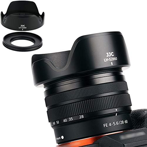 JJC Реверзибилна Хауба На Објективот Сенка со 40,5 mm Филтер Адаптер За Sony FE 28-60mm F4-5,6 SEL2860 НА ZV-E1 A7C A7II a7rii &засилувач; E