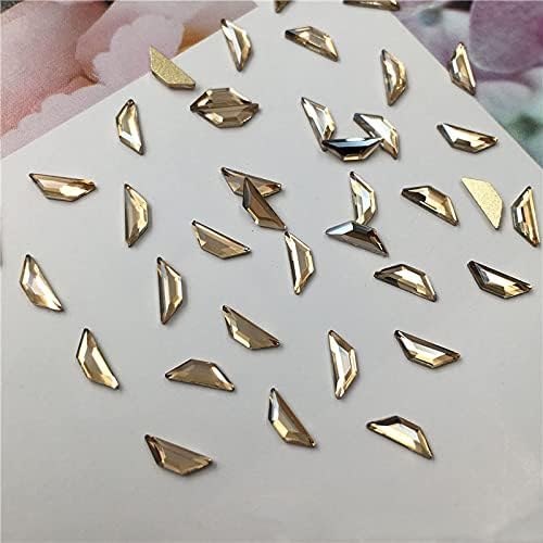 Кристален дијамант сјајни додатоци за нокти карактеристична убавина за убавина уметност Rhinestone DIY Декоративен кристал -