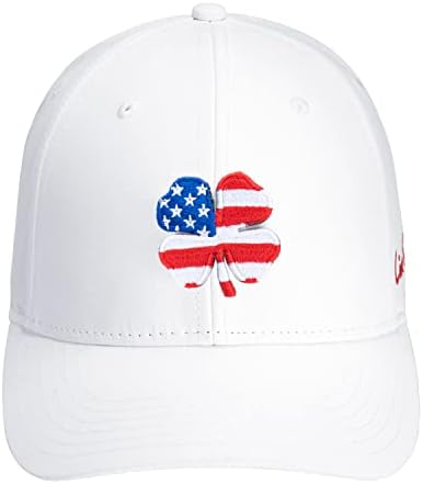 Црна детелина во САД Класична бела капа со капа на Детелина на знамето на САД