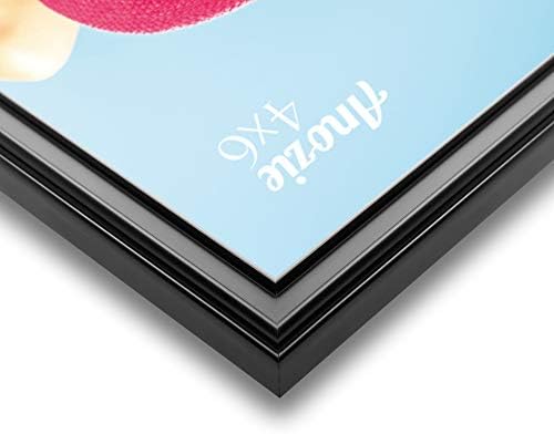 Anozie 8x10 Рамки за слики Едноставно обликување на фото -рамка за обликување со HD вистинско стакло за приказ на таблети или wallидови,