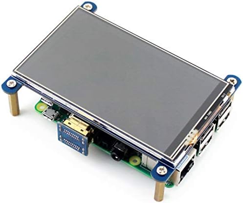 waveshare 4 инчен HDMI LCD Ips Дисплеј 800x480 Резолуција Резистивен Екран НА Допир HDMI Интерфејс За Малина Pi 4B/3B+ / 3B/2B/B+/А+/А