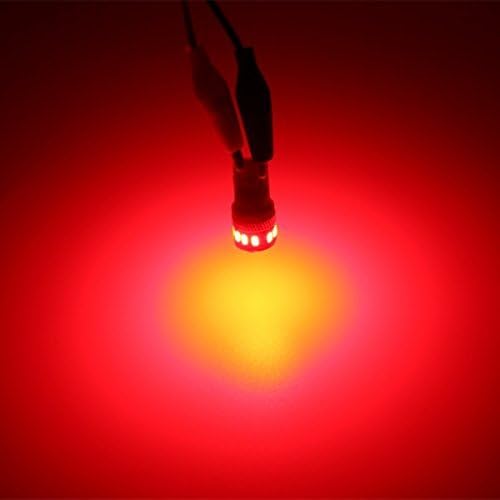 Ала Осветлување 2x Супер Светла W5W 194 158 Црвени LED Светилки Регистарска Табличка Предната Страна Маркер Светилки Компатибилен Со 1993~1996
