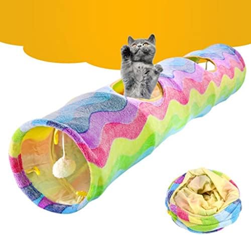 Brewix Мачка Ткаенина Играчка - Склопувачки Тунел за, Зајаци, Кучиња Мачка