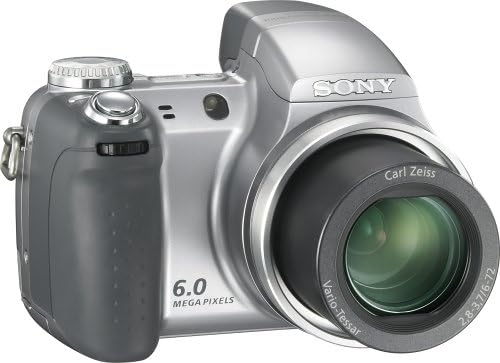 Sony Cybershot DSC-H2 6MP дигитална камера со зумирање на стабилизација на оптичка слика од 12x