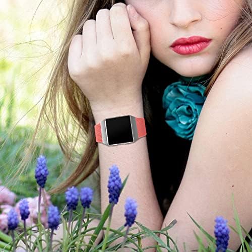 Wepro Bands компатибилни со Fitbit Ionic Smartwatch, Sport Sport Sport Sport за Fitbit јонски паметен часовник, голем, мал