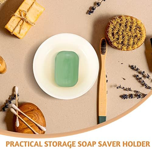 Зеродеко сапун за сапун сапун сапун со капакот: држач за сапун преносен бар сапун држач за протекување сапун кутија со перфорациони сапуни за