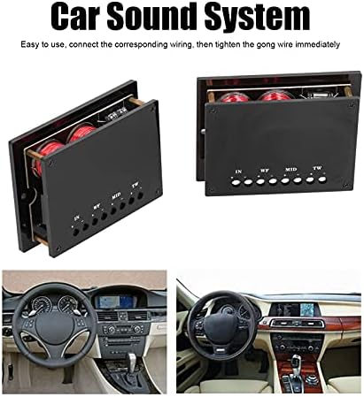Росвола 3 Начин Аудио Филтер, 300w Издржливи 2 ПАРЧИЊА Аудио Фреквенција Делител Црна За Автомобил За Звук Систем
