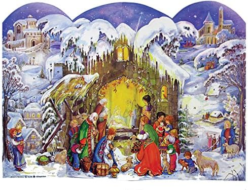Бостон Меѓународниот Божиќ Доаѓањето Календар, 10 х 14-Инчи, Испорака На Дедо Мраз