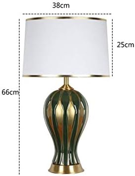 Светилка за табели за табели WSSBK, ламба за табела за уметност деко, модерна домашна деко -табела, тело на керамичка ламба, погодно