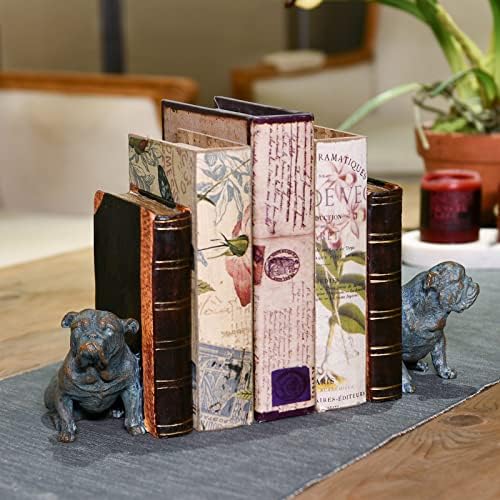 ДОГОВОРНИ ДЕКОРАТИВНИ КНИГИ ЗА КНИГА - Книгата за декорирање на гроздобер полица завршува за да се одржат книги за домашен декор 3,5 x 4,5
