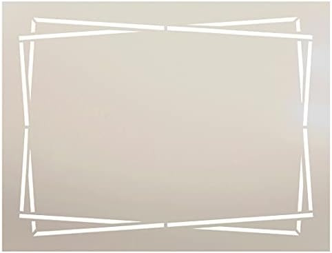 Двојна Геометриска Правоаголна Рамка Матрица Од Студиор12-Изберете Големина-Изработена Од САД-ЗАНАЕТ САМ Модерен Домашен Декор