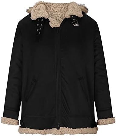Зимски обичен топол палто на Синзелиминин, зимски топло палто, задебели палто, долги ракави, патент Турндаунд, аспиратор, џатк од џек, врвови на
