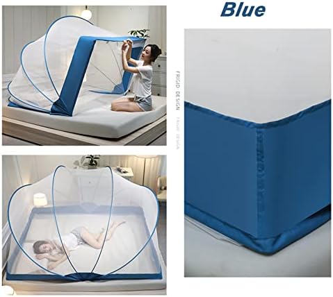 Преклопна мрежа за спиење на комарци, дишења за дишење на комарци, издржлив екран на комарци за патнички во дворот на кревет за