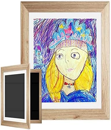Ripteadry [2 пакувања Детски уметнички рамки - Рамка за прикажување на детски уметнички дела, предно отворање и променлив приказ на слика