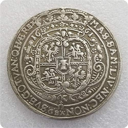 Занаети Полска 1661 Монета 1690коин Колекција Комеморативна Монета