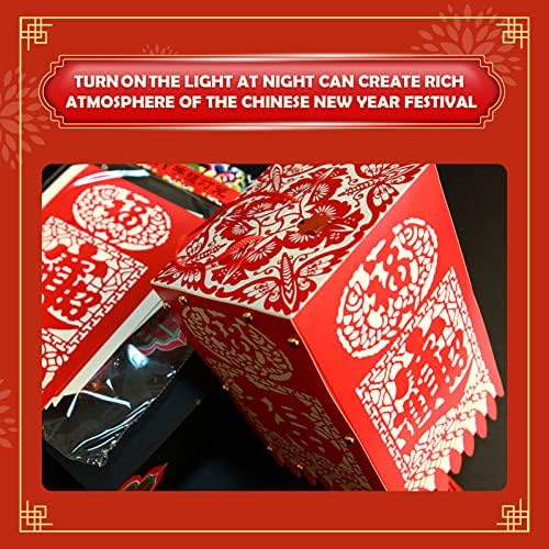 Фестивал на кинески фенер 2023 година, рачни фестивалски украси за украси за занаети за деца, хартија фенери со светла, фестивал на фестивал