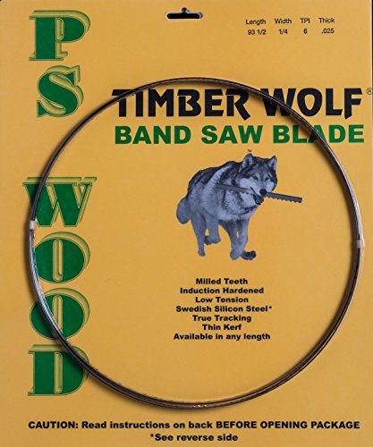 П.С. Вуд дрва Волк 62 X 3/8 x 6 TPI Band Saw Blade