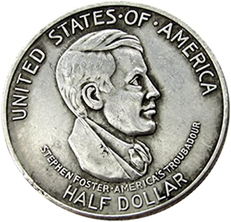 Сад Половина Долар Комеморативна Монета 1936 Странска Копија Сребрена Позлатена