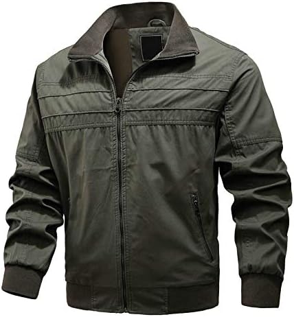 АДССДК бомбаш јакна за мажи, зимски пресек модерно палто со велосипедизам со целосен ракав памук лап -јакна вградена топла13