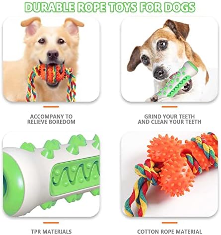 Гзсиаоки Куче Џвака Играчки За Агресивни Џвакачи Почетнички Играчки За Кучиња За Кученца Играчки Со Јаже За Домашно Милениче, Интерактивни