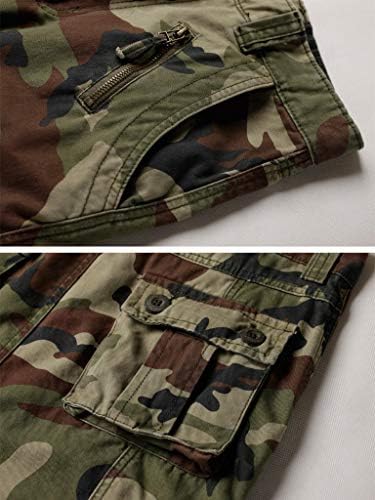 Акарми жени карго панталони со џебови на отворено обичен рипстоп камо воени борбени панталони