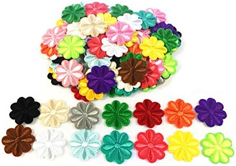 RayLinedo® 100 парчиња разновидна боја на налепници за мали цвеќиња за печ.