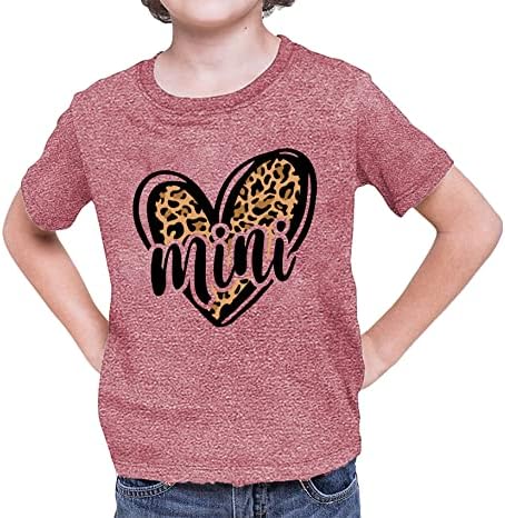 Mamaените мама, смешни леопард графички графички кошули со кратки ракави, мама буква печатена маичка за врвови