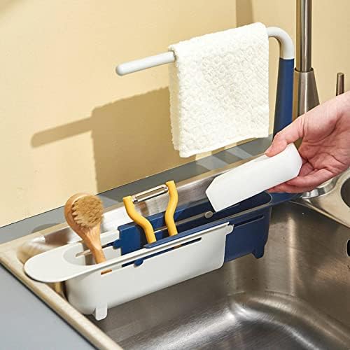 Saxtzds кујнски мијалник за складирање полица за домаќинства Комплетна собирање вода филтер за вода затенка за мијалник за мијалник за