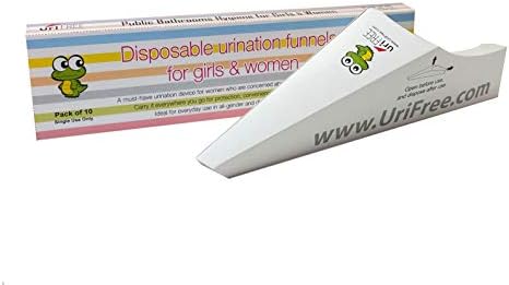 Урифри за еднократна употреба за мокрење за девојчиња и жени - испратена бесплатно, пакет од 10 инка