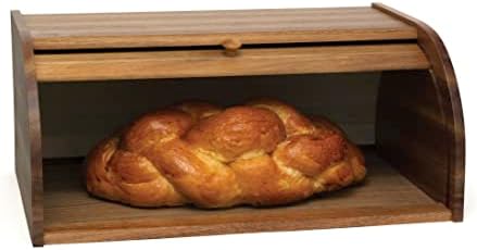 Липер Меѓународна Кутија За Леб Од Дрво Од Багрем, 16 х 10-3/4 х 7