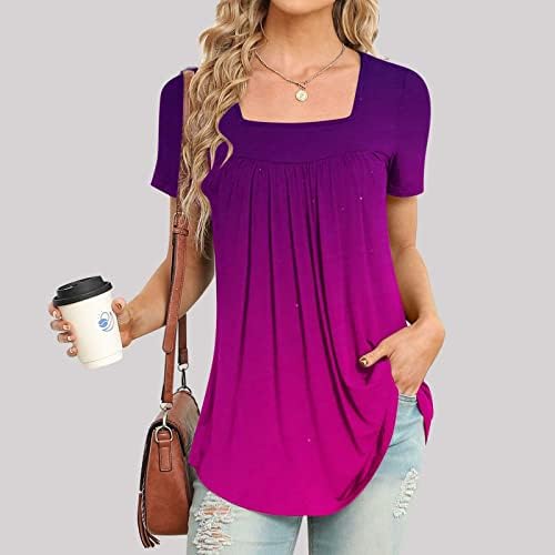 Womensенски V -лажичка вратот Спандекс маица бренд бренд блуза маички кратки ракави цветни принт лабава вклопена летна есенска маица 2023 година