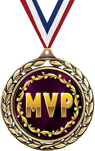 Медали За Мвп - 2 1/2 Ловоров Венец Највреден Медал За Играчи-Одлични Награди За Признавање На Мвп За Деца