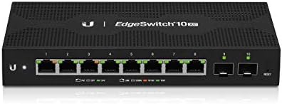 Ubiquiti Networks Edgeswitch 10xp, управуван со 10-порта Гигабит прекинувач со POE