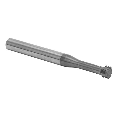 Секач за мелење, метрика 60 ° 3 - Заби за гравура на челик во волфрам, алатка за гравура на челик M8X1.25xd6x50,1,25мм терен, дијаметар