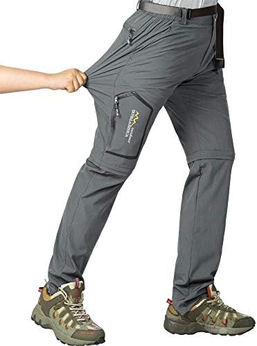Машки пешачки панталони со кабриолет Брз сув лесен поштенски патент за панталони за сафари на отворено
