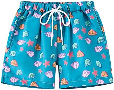 Дете Лето Момчиња Пливање Ковчези Мода Одморалиште Стил Печатени Плажа Панталони Брзина Суви Панталони Сурфање Дете Костим За Капење