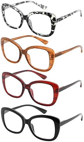Очила Заштедете 10% На Комплет 4 Пакет Дами Очила За Читање и 4 Читачи на Пакети за Жени +3.50