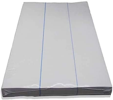 Хартија за пренос на топлина темна 11x17 за печатач со инк -џет на сина линија за темна ткаенина 10 листови*
