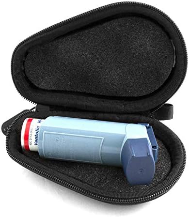 Casematix Casema Chiment Medicine Case Case за да ги заштити преносни инхалатори од прашина и нечистотија, не вклучува инхалатор