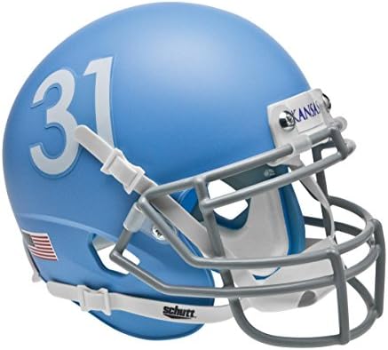 Schutt NCAA Kansas Jayhawks Mini автентична XP фудбалска кацига